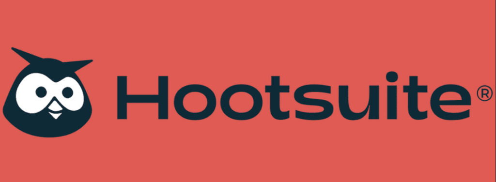 hootsuite logo when searching for useful website/ app for content creators