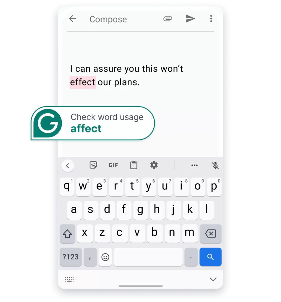 Grammarly’s mobile keyboard app provides real-time AI-powered grammar and tone suggestions, ensuring polished communication on the go.